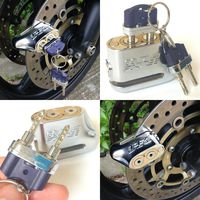 Anti-theft Dual Key Motorbike Motorcycle Scooter Moped Disc Brake Lock