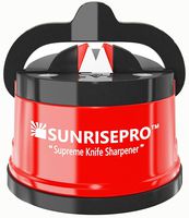 SunrisePro Supreme Knife Sharpener for all Blade Types, Razor Sharp Precision & Perfect Calibration, Easy & Safe to Use, Ideal for Kitchen, Workshop, Craft Rooms, Camping & Hiking