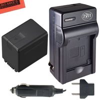 VW-VBK360 Battery And battery Charger for Panasonic HC-V10 HC-V100 HC-V500 HC-V700 Camcorder