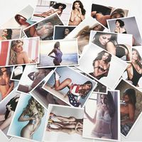 Tvoip 50Pcs/Set Sexy Beauty Girls DIY PVC Waterproof Sticker for Laptop Phone Case Skateboard Bicycle Sexy Stickers