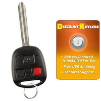 Discount Keyless Entry Remote Control Fob Replacement Uncut Car Ignition Key Fob For FJ, Land Cruiser HYQ1512V