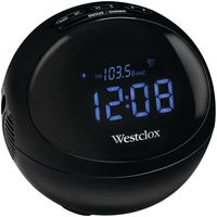 Westclox 81013 Stereo Bluetooth 0.7-Inch LED Clock Radio