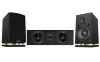 Fluance Classic Elite Series Center Channel & Surround Sound Speakers (Black)