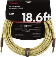 Fender Deluxe 18.6' Instrument Cable - Tweed