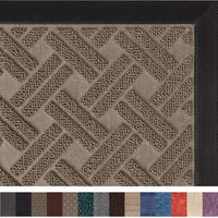 Gorilla Grip Original Durable Rubber Door Mat, 35x23, Large Heavy Duty Doormat, Indoor Outdoor, Waterproof, Easy Clean, Low-Profile Winter Mats for Entry and High Traffic Areas, Taupe Basket Weave