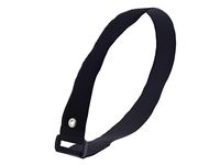 Reusable Cinch Straps - Various Sizes (30" x 1.5" with Eyelet, Black)