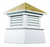 Good Directions Kent Vinyl Cupola with Wood Roof 48" x 64"