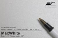 Elite Screens MaxWhite, Matte White Front Projection Screen Material Sample (MAXWHITE-SM)