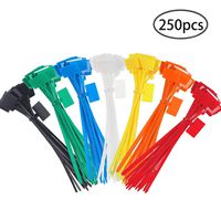 Cable Zip Ties Heavy Duty Nylon Zip Ties 6 Inch Multi-Purpose Self-Locking Cable Ties 250PCS Wire Ties Ultra Strong Tensile Strength Zip Ties for Cables Management Indoor and Outdoor Use of Wires