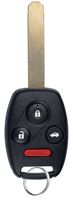 KeylessOption Keyless Entry Remote Control Uncut Car Ignition Chipped Key Fob Replacement for N5F-S0084A