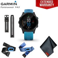 Garmin Forerunner 945 GPS Running Smartwatch with Music Tri-Bundle (Blue) and 1-Year Extended Warranty