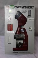 600 Power Microscope with 3 Way Projector Hood