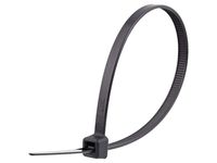 8 Inch Black Standard Nylon Cable Tie - 1000 Pack