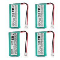 EBL 2.4V 900mAh Rechargeable Cordless Phone Batteries Handset Cordless Phone for Uniden BT-1011 BT-1018 BT-1022 BATT-6010 CPH-515D DWX337 WXI3077 (4 Packs)