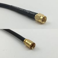 12 inch RGU178 SMA MALE to SMB FEMALE Pigtail Jumper RF coaxial cable 50ohm High Quality Quick USA Shipping