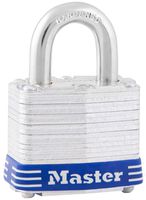 Master Lock 3D Laminated Padlock, 3/4-inch Shackle, 1-9/16-inch Wide