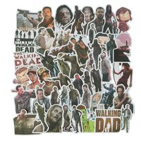The Walking Dead Laptop Stickers Waterproof Skateboard Snowboard Car Bicycle Luggage Decal 50pcs Pack (The Walking Dead)