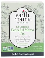 Earth Mama Organic Peaceful Mama Tea Bags for Pregnancy and Beyond, 16-Count