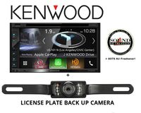Kenwood Excelon DNX694S Double-Din AV Navigation System with Bluetooth and HD Radio w/License Plate Backup Camera and a SOTS Lanyard