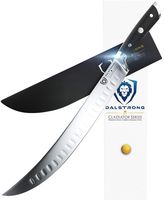 DALSTRONG Butcher's Breaking Cimitar Knife - Gladiator Series 10" Slicer - German HC Steel - Sheath Guard Included