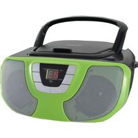 Sylvania Portable CD Player Boom Box with AM/FM Radio (Teal)