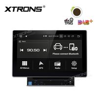 XTRONS 10.1 Inch Double Din Android 8.1 Universal Car Stereo Radio Player HD Digital Multi-Touch Screen Bluetooth Head Unit Car Radio Multimedia Player Supports WiFi GPS OBD 1080P Video USB SD