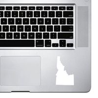 StickAny Palm Series Idaho ID Sticker for MacBook Pro, Chromebook, and Laptops (White)