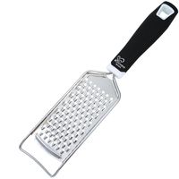 K Basix Cheese Grater & Shredder - Stainless Steel - Razor Sharp Blade - Medium Shred - Ideal Hand Grater for Hard Fruit, Root Vegetables, Nuts, Parmesan Cheese & More!