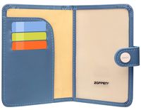 Zoppen Unisex RFID Blocking Travel Passport Holder Id Card Cover (#18 Denim Blue)