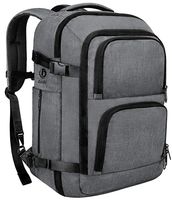 Dinictis 40L Flight Approved Carry on Travel Backpack, Weekender Bag - Dark Grey
