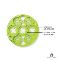 Farm to Table 52510 Dual Canning Rack, Nylon, Quart or Pint Sizes