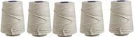 Regency Natural Cooking Twine 1/2 Cone 100% Cotton 500ft, 5 Pack