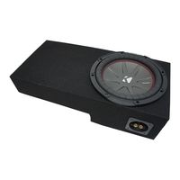 Compatible with 2001-2005 Ford Explorer Sport Trac SUV Kicker CompR CWR10 Single 10" Sub Box Enclosure - Final 2 Ohm