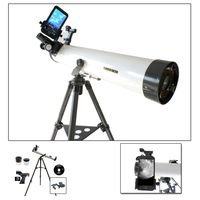 Galileo 800mm X 80mm Reflector Telescope with Smartphone Photo/Video Adapter