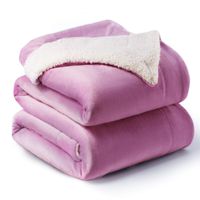 Bedsure Sherpa Fleece Blanket Queen Size Lalic Plush Blanket Fuzzy Soft Blanket Microfiber