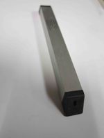Silver Aluminum Mezuzah Holder 7cm