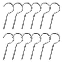 Gydandir Heavy Duty Large Screw Hooks Jumbo Ceiling Hooks Cup Hooks, Length 4.33 Inches, 12 Pack