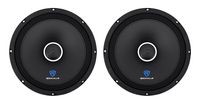 (2) Rockville RXM108 10" 1200w 8-Ohm SPL Car Midrange Mid-Bass Speakers w/Bullet