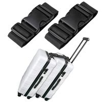 Luxebell Add A Bag Luggage Straps, Suitcase Belt Travel Accessories 2-Pack (39.3inches)