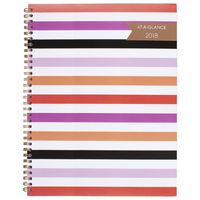AT-A-GLANCE Weekly / Monthly Planner, January 2018 - December 2018, 8-1/2" x 11", Parasol (1064-905)