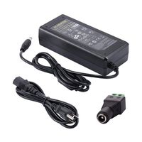 COOLM 12V Power Supply LED Adapter 12V 5A Max, 60 Watt Max AC Adapter 5.5mm x 2.5mm DC Plug for LED Strip Light