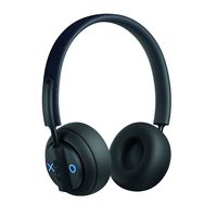 Out There, Active Noise Cancelling On-Ear Bluetooth Headphones  17 Hour Playtime, 50 ft. Range, Hands-Free Calling, Sweat and Rain Resistant IPX4 Rated  JAM Audio Black