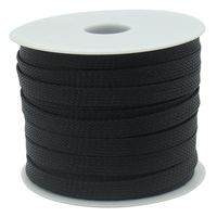 Expandable Cable Sleeving - Cable Wire Sleeve 1" (25.4mm) x 30Ft (9.1m) Lime2018 (Black, 1" x 30 FT)