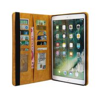 Jennyfly Case for iPad Pro 10.5, PU Leather Auto Sleep/Wake Full Body Protective Ultra Slim Lightweight Stand Smart Case with Pen Holder and Card Slots for Apple iPad Pro 10.5-Inch - Yellow