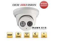 2MP PoE Security IP Camera - Compatible with Hikvision DS-2CD2322WD-I Turret,Indoor and Outdoor,Weather Proof,EXIR Night Vision, 2.8mm Lens,Best for Home and Business Security,3 Year Warranty