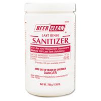 Beer Clean Last Rinse Glass Sanitizer, Powder, 25 Oz Container, New