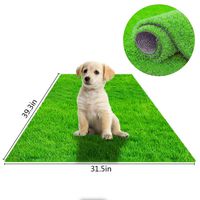 STARROAD-TIM Artificial Grass Rug Turf for Dogs Indoor Outdoor Fake Grass for Dogs Potty Training Area Patio Lawn Decoration
