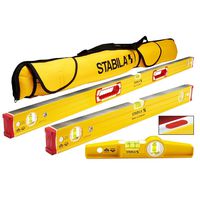 Stabila 96M Magnetic Level Set Kit - 48"/24" Torpedo and Case