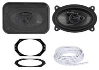 Rockville 4x6" Front Factory Speaker Replacement For 2003-2006 Jeep Wrangler TJ