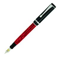 Conklin Duragraph Fountain Pen - Fine Nib Fountain Pen, Red Nights (CK71380: CK7181)